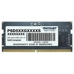 PATRIOT DDR5 32GB 5600MHz SODIMM paraksts