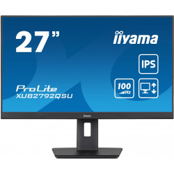 68,5 cm/27 collu (2560 x 1440) Iiyama ProLite XUB2792QSU-B6 16:9 WQHD IPS 100Hz 0,4 ms HDMI DP USB pagriežamais skaļrunis, melns