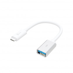Adapteris j5create USB-C 3.1 — A tipa adapteris (USB-C m - USB3.1 f 10cm; krāsa balta) JUCX05-N
