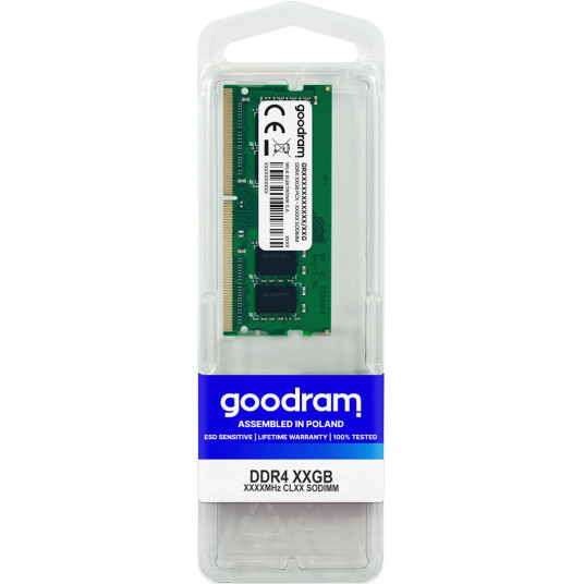 GOODRAM 16 GB [1 x 16 GB 2666 MHz DDR4 CL19 SODIMM]