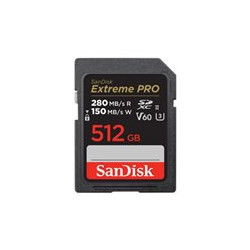 SANDISK Extreme PRO 512GB V60 UHS-II SD