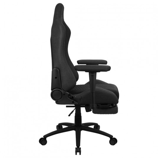 Aerocool Royal AeroWeave universālais datorspēļu krēsls, polsterēts sēdeklis, melns