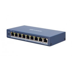 Hikvision Digital Technology DS-3E1309P-EI Tīkla slēdzis Pārvaldīts L2 Fast Ethernet (10/100) Power over Ethernet (PoE) Pelēks