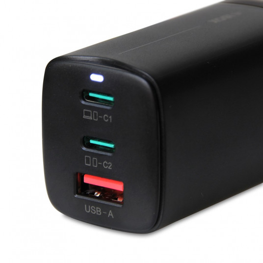 iBOX C-65 Black, GaN 65W universāls lādētājs