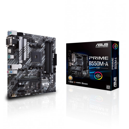 ASUS Prime B550M-A/CSM AMD B550 AM4 ligzda micro ATX