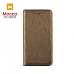Mocco Smart Magnet Book Case For Huawei Y7 Dark Gold