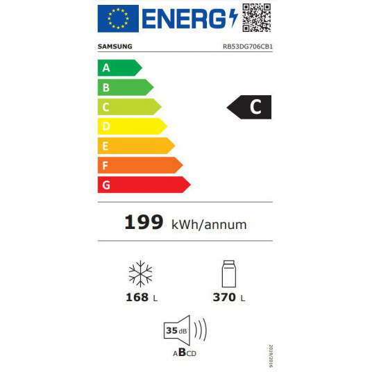 Ledusskapis Samsung RB53DG706CB1EO