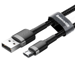 Baseus CAMKLF-BG1 USB kabelis 1 m 2.0 USB A USB C Melns