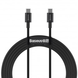 Baseus Superior USB kabelis 1 m USB 2.0 USB C Melns