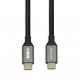 I-BOX USB C/USB C, 1 m USB kabelis 3.2 Gen 2 (3.1 Gen 2) Melns