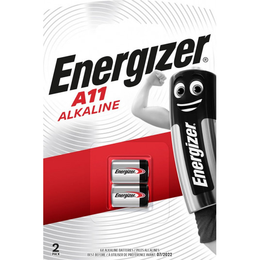 Energizer E11A (A11) vienreizējās lietošanas baterija, 2 gab.