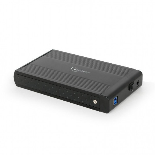 Gembird EE3-U3S-3 atmiņas diska korpuss HDD korpuss melns 3,5"