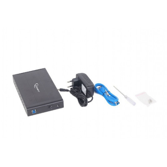 Gembird EE3-U3S-3 atmiņas diska korpuss HDD korpuss melns 3,5"