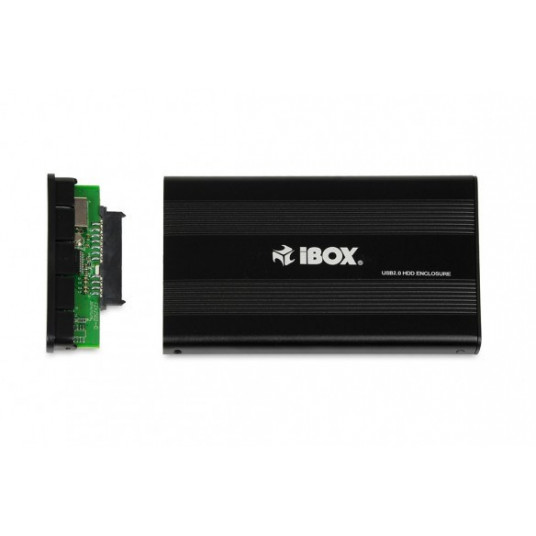 iBox HD-01 HDD korpuss, melns 2,5 collu