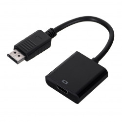 Gembird A-DPM-HDMIF-002 video kabeļa adapteris 0,1 m DisplayPort HDMI tips A (standarta) melns