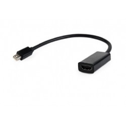 Gembird A-MDPM-HDMIF-02 video kabeļa adapteris Mini DisplayPort HDMI tips A (standarta) melns