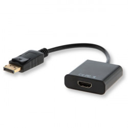 Savio CL-55 video kabeļa adapteris 0,2 m DisplayPort HDMI A tips (standarta) melns