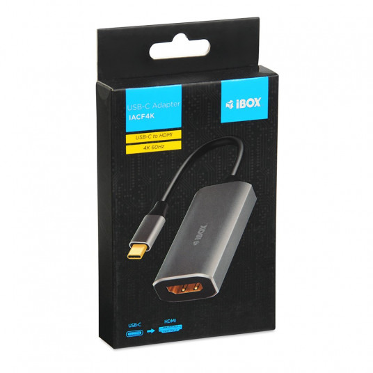 iBox IACF4K USB-C uz HDMI kabeļa adapteris