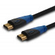 Savio CL-49 HDMI kabelis 5 m HDMI tips A (standarta) Melns, Zils