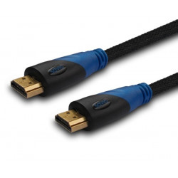 Savio CL-48 HDMI kabelis 2 m HDMI tips A (standarta) Melns, Zils