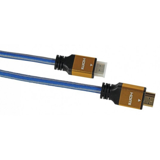 iBox ITVFHD04 HDMI kabelis 1,5 m HDMI tips A (standarta) Melns, Zils, Zelts