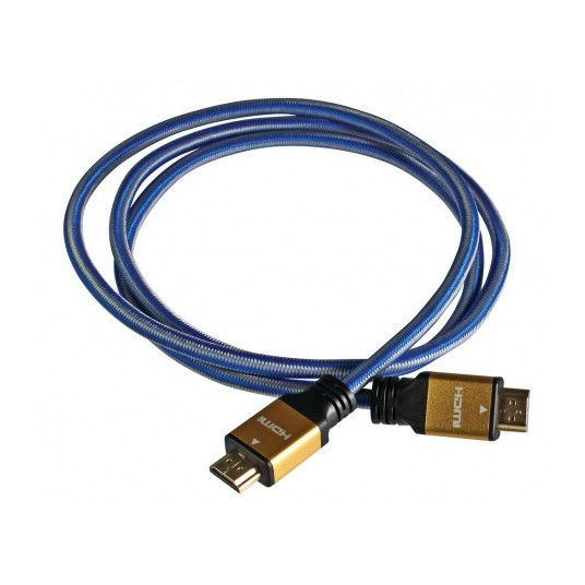 iBox ITVFHD04 HDMI kabelis 1,5 m HDMI tips A (standarta) Melns, Zils, Zelts