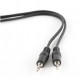 Gembird 1,2 m, 3,5 mm/3,5 mm, M/M audio kabelis 1,2 m, melns