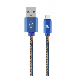 Cablexpert CC-USB2J-AMCM-1M-BL USB kabelis USB 2.0 USB A USB C Blue