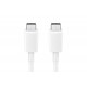Kabelis Samsung Cable (Type C to C)_5A 1m long White