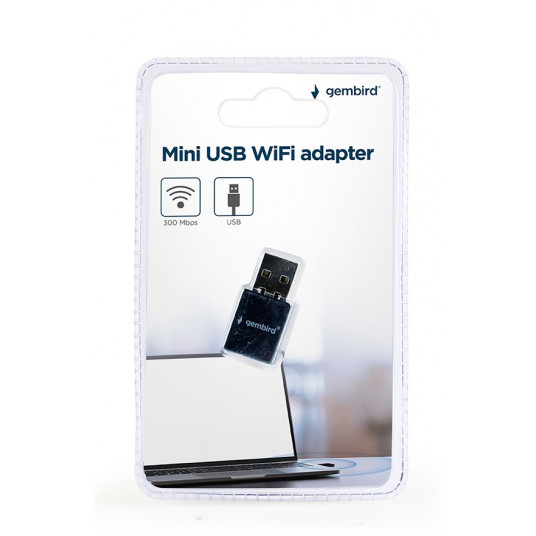 Gembird WNP-UA300-01 WIFI USB mikro 300 Mbps tīkla karte