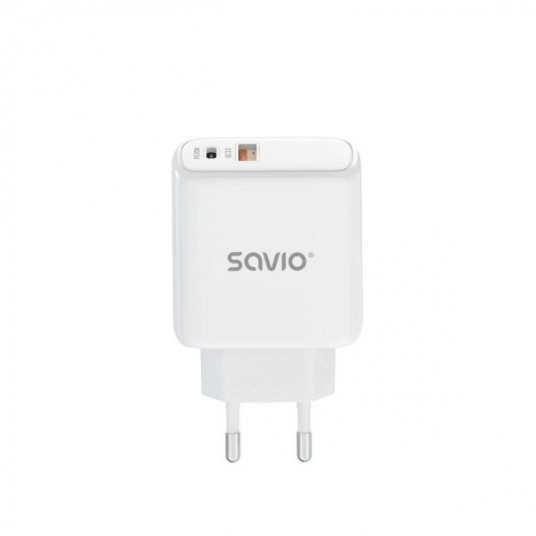 SAVIO LA-06 A un C tipa USB ātrās uzlādes strāvas padeve 3.0 iekšēja