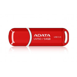ADATA 64GB DashDrive UV150 USB zibatmiņas disks USB A tips 3.2 Gen 1 (3.1 Gen 1) Sarkans