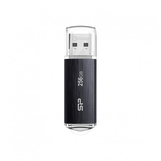 SILICON POWER Blaze B02 Pendrive USB zibatmiņas disks 256 GB USB Type-A 3.2 Gen 1 (SP256GBUF3B02V1K) Melns