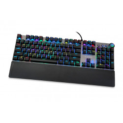 iBox Aurora K-4 tastatūra USB QWERTY melna