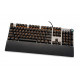 iBox Aurora K-4 tastatūra USB QWERTY melna