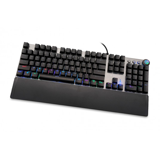 iBox Aurora K-4 tastatūra USB QWERTY melna