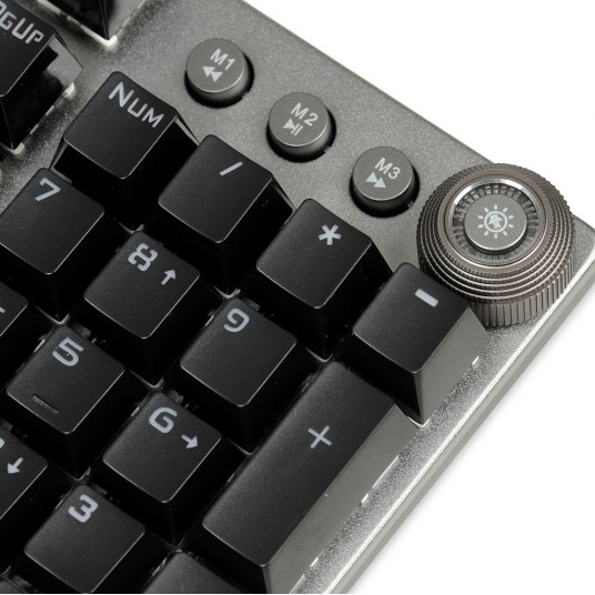 iBox Aurora K-4 tastatūra USB QWERTY melna