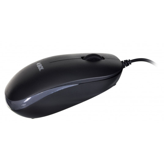 Tastatūras un peles komplekts IBOX IKMS606 (USB 2.0; (ASV); melna krāsa; optiska; 800 DPI)
