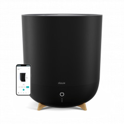 Duux Smart Humidifier Neo Ūdens tvertnes tilpums 5 L Piemērots telpām līdz 50 m² Ultraskaņas mitrināšanas jauda 500 ml/h Melns