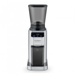 Caso kafijas dzirnaviņas | Barista šefpavārs Inox | 150 W | Kafijas pupiņu ietilpība 250 g | Krūzīšu skaits 12 gab(s) | Nerūsējošais tērauds