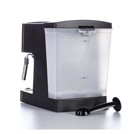 Adler | Espresso kafijas automāts AD 4404kr | Sūkņa spiediens 15 bar Iebūvēts piena putotājs Pusautomātiskais | 850 W | Kūpers/melns