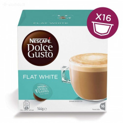 Nescafe Dolce Gusto Flat White kafija, 16 kapsulas kastītē