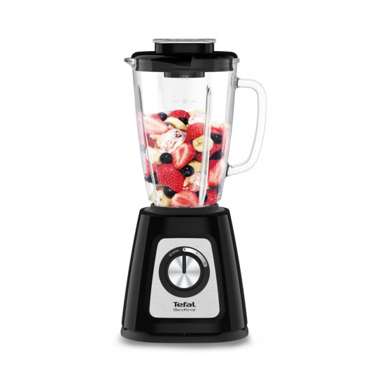 Tefal BlendForce II BL4358 blenderis 1,25 L Statīvs blenderis 800 W melns, matēts tērauds