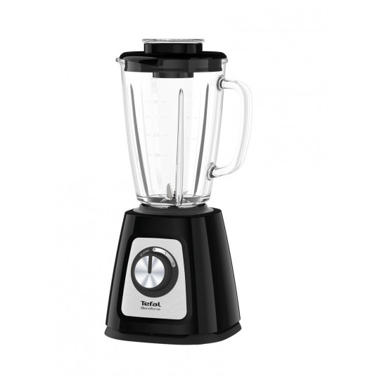 Tefal BlendForce II BL4358 blenderis 1,25 L Statīvs blenderis 800 W melns, matēts tērauds