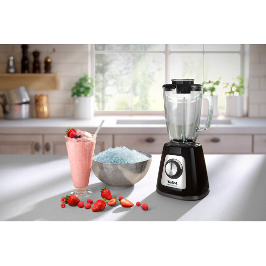 Tefal BlendForce II BL4358 blenderis 1,25 L Statīvs blenderis 800 W melns, matēts tērauds