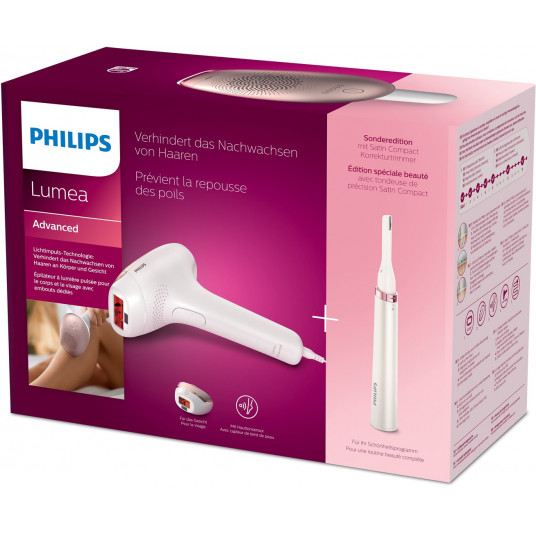 Philips Lumea Advanced BRI921/00 Light epilāciju ierīce Intense impulsa gaisma (IPL) Rozā, Balta