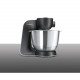 Bosch virtuves kombains MUM59M55 1000 W Ātrumu skaits 7 Bļodas tilpums 3,9 L Blenderis Gaļas maļamā mašīna Melns/ sudrabs