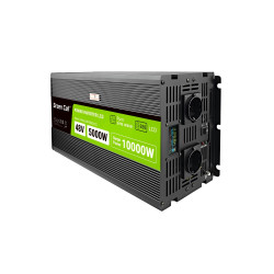 Green Cell PowerInverter LCD 48 V 5000W/10000W Przetwornica samochodowa z displazaiem - czysty sinus