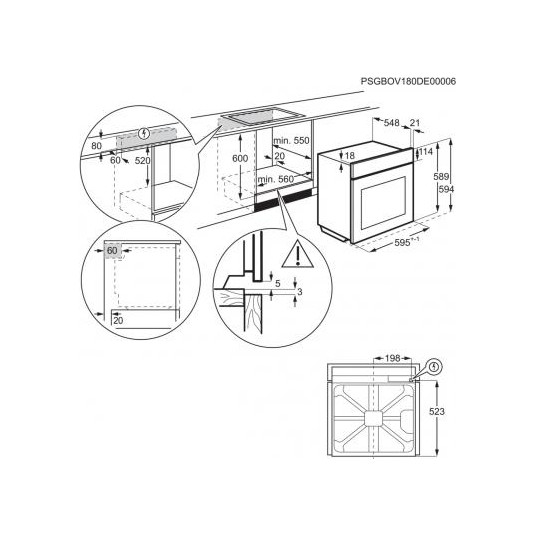 Cepeškrāsns ar pirolīzi Electrolux EOE8P39WX