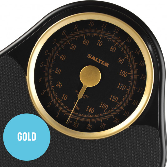 Salter 145 RGFEU16 Doctor Style mehāniskie vannas istabas svari, zelts/rozā zelts